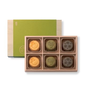 【海外配送】現貨 - 麻糬奶皇月餅禮盒 (6個裝)