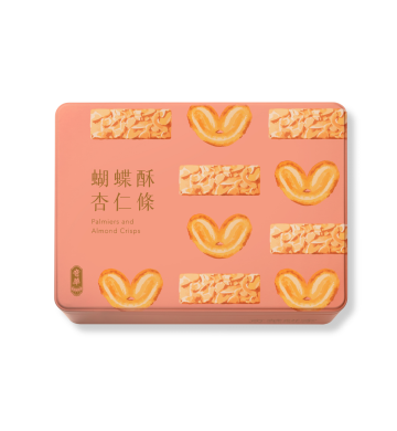 蝴蝶酥杏仁條禮盒(17件裝)