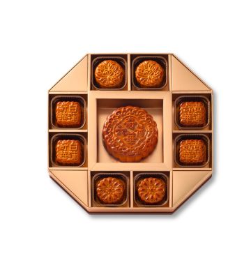【海外配送】現貨 - 雙黃蓮蓉月-金黃蓮蓉